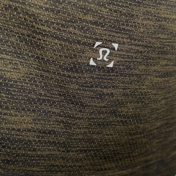 Lululemon Metal Tech Vent Polo Shirt Men’s Large Deep Meadow Brown Black Golf - Picture 6 of 10